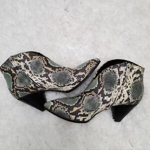 Janet & Janet Snakeskin Ankle Boots